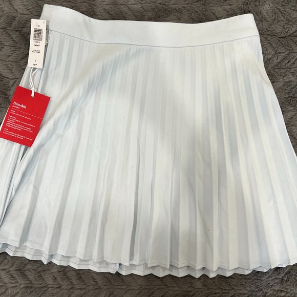 Aritzia Skirts Aritzia Sundeh Light Blue Pleated Tennis Skirt